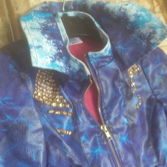 Disney faux leather costume jacket size 7/8